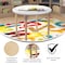 Flash Furniture 33 in W, 33 in L, 23 in H, Beechwood, Birch Plywood, Steel, Beech/White MK-ME088022-GG - alternate 7